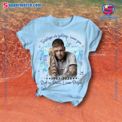 Teardrops Are Falling 'cause You 1993-2024 Rest In Peace Liam Payne Pajamas Set-a K30wtiD