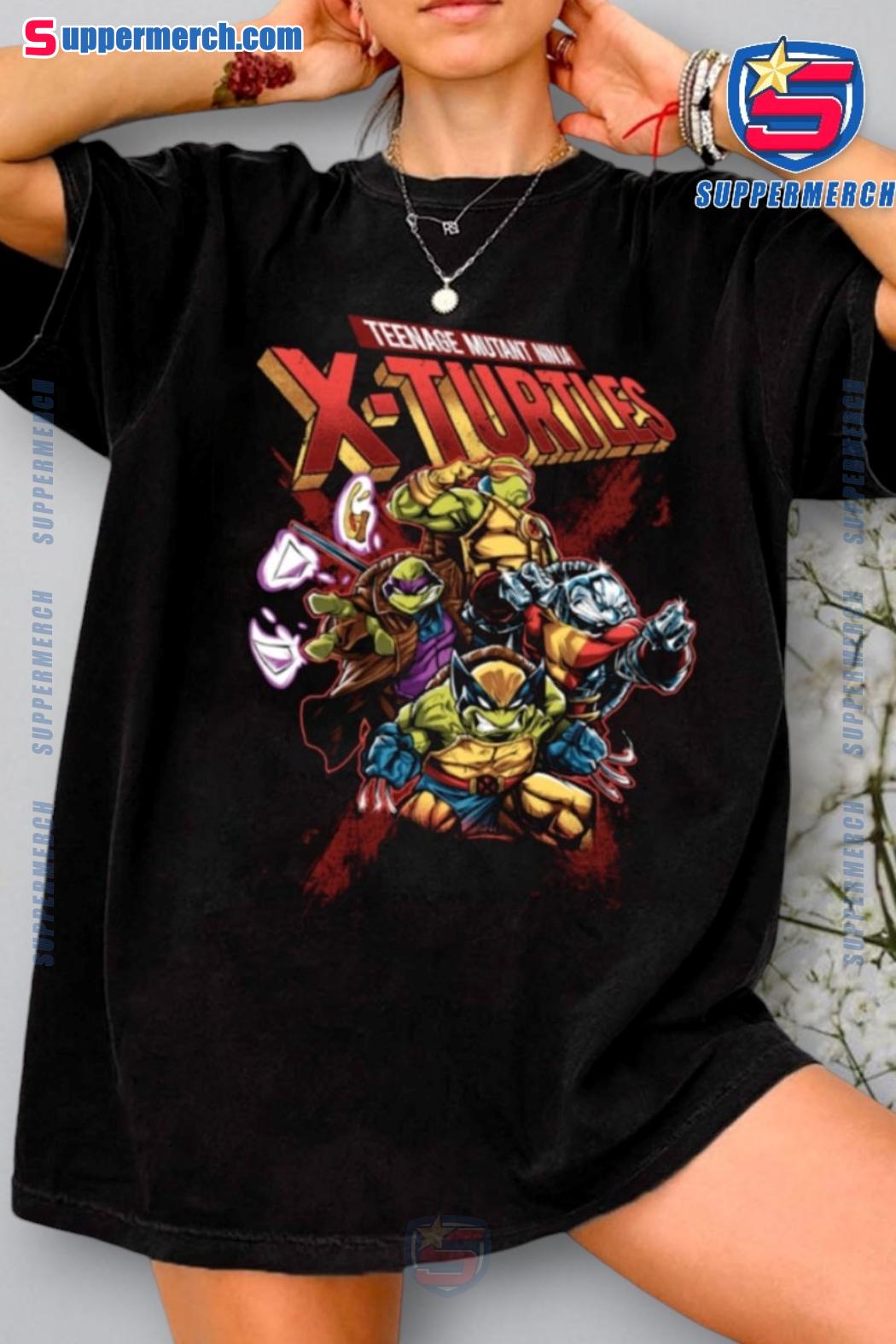 Teenage Mutant X-Turtles TMTN X-men Style Classic T-shirt b