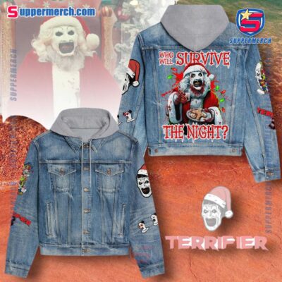 Terrifier Who Will Survive The Night Jean Hoodie Jacket