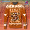 Texas Longhorns Hook Em Horns Christmas Sweater a