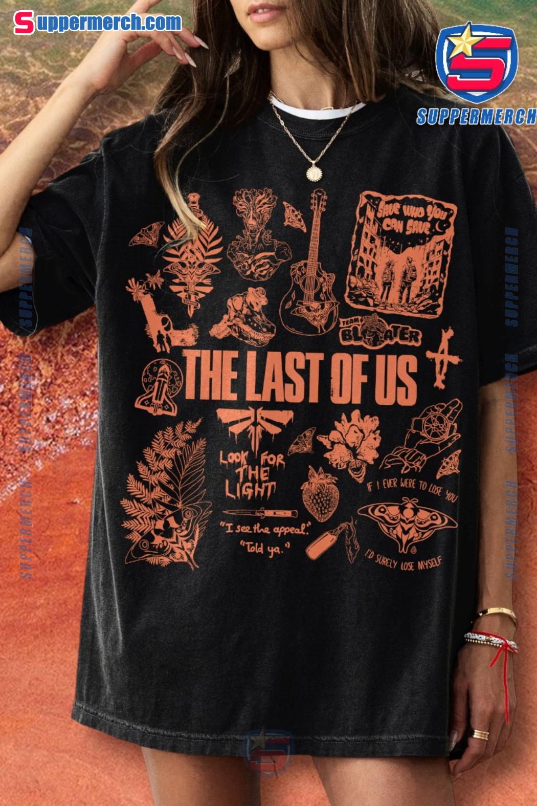 The Last Of Us Movie Doodle Art Classic T-shirt For Men And Women