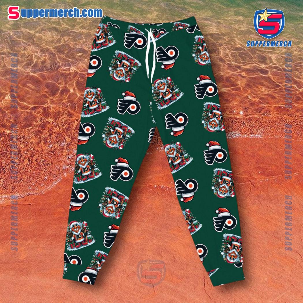 They Not Like Us Philadelphia Flyers Christmas Pajamas Set b