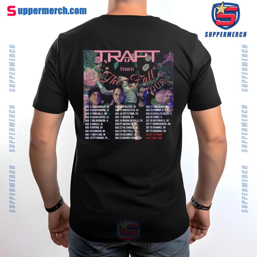 Trapt The Fall Tour Dates The Final Legs Double-sided T-shirt c