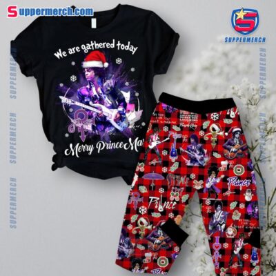 We Are Gathered Today Merry Prince Mas Plaid Pajamas Set xo1HphP