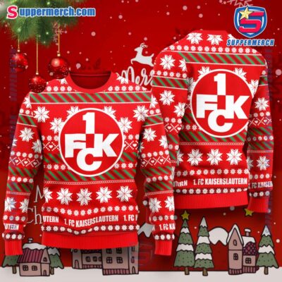 1.FCK Football Club Logo Noel Ugly Sweater EAlrvMt