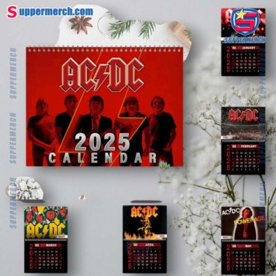 ACDC Music Wall Hanging Calendar 2025 3BzuX0I