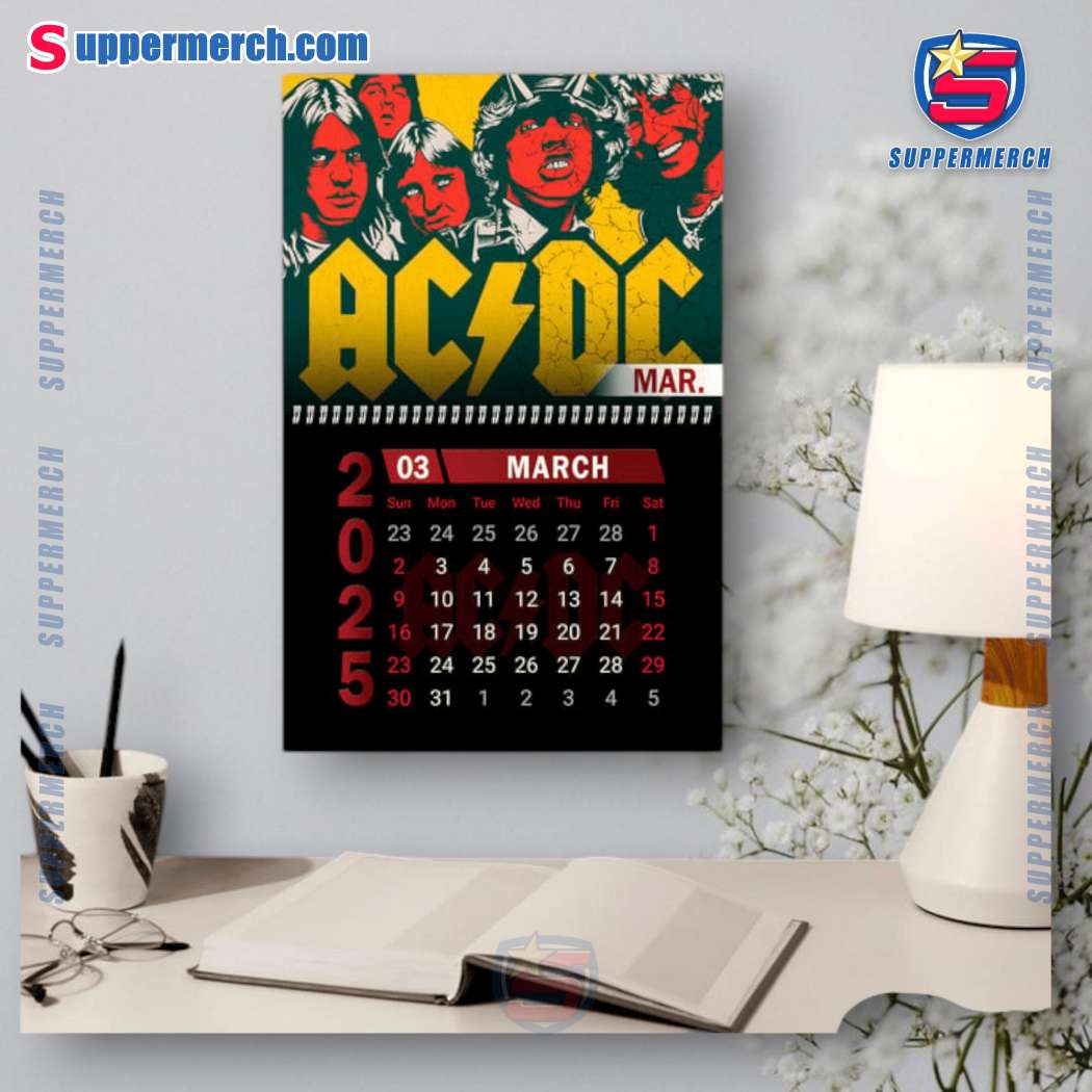 ACDC Music Wall Hanging Calendar 2025-x AMR1Wl8