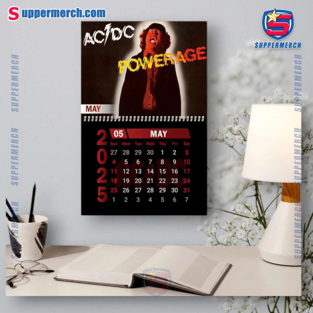 ACDC Music Wall Hanging Calendar 2025-z jsrNGXQ