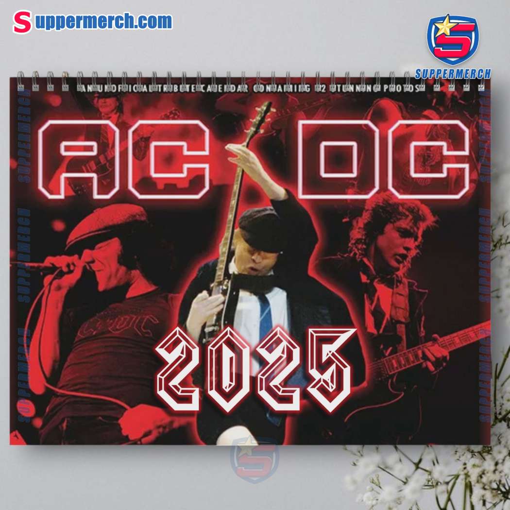 Acdc Wall Hanging Calendar 2025 RJZDt6Q