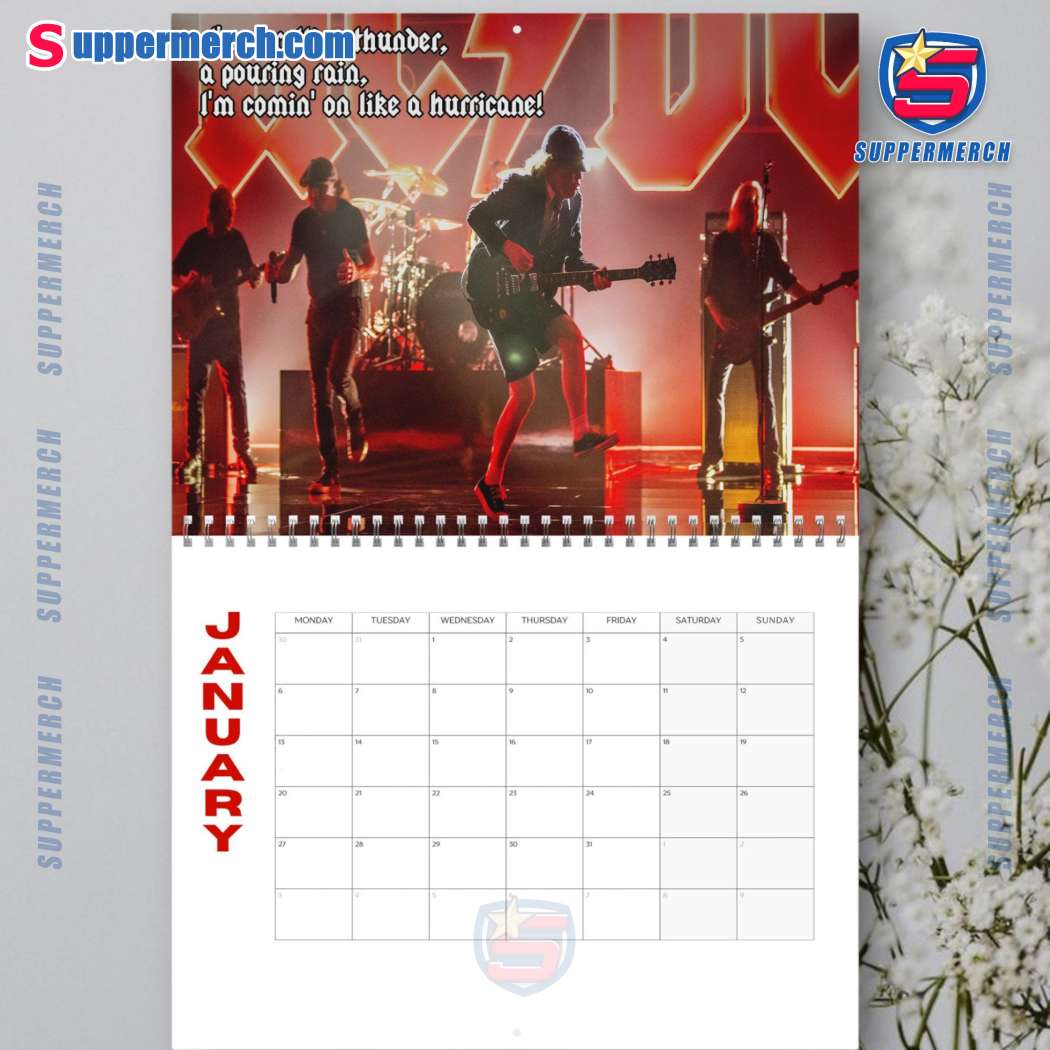Acdc Wall Hanging Calendar 2025-b oM0L1Tq