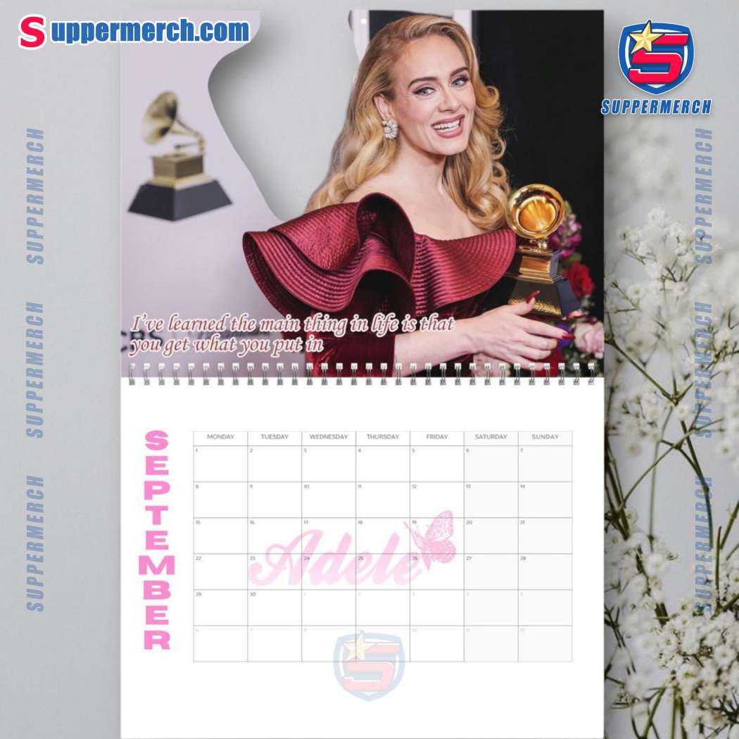 Adele Wall Hanging Calendar 2025-y RUAqdNG