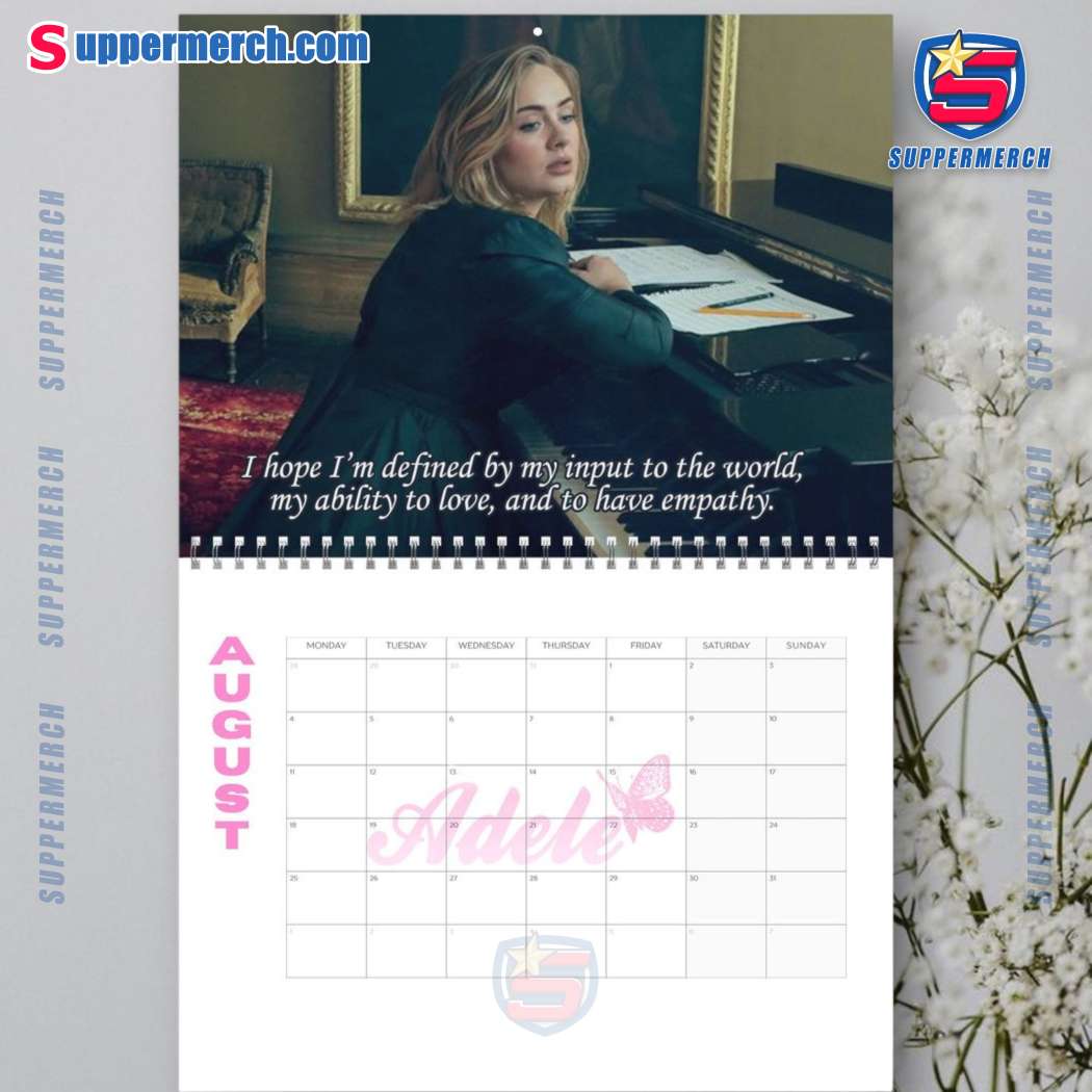 Adele Wall Hanging Calendar 2025-z 7UVfIah