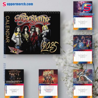 Aerosmith Band Wall Hanging Calendar 2025 Qg5B6s4