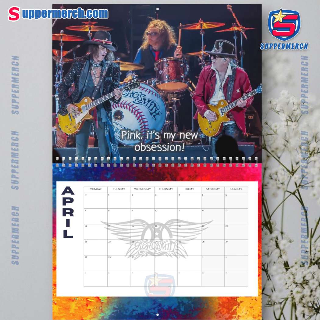 Aerosmith Band Wall Hanging Calendar 2025-z JCdqksy
