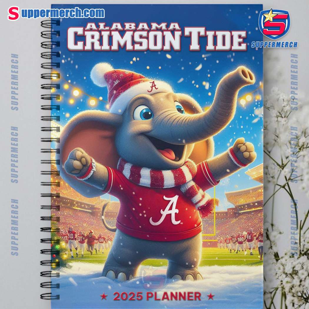 Alabama Crimson Tide 2025 Daily Planner-b 2kw6nPh
