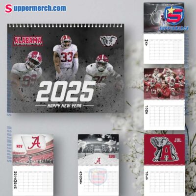 Alabama Crimson Tide Wall Hanging Calendar 2025 rgIlhWi