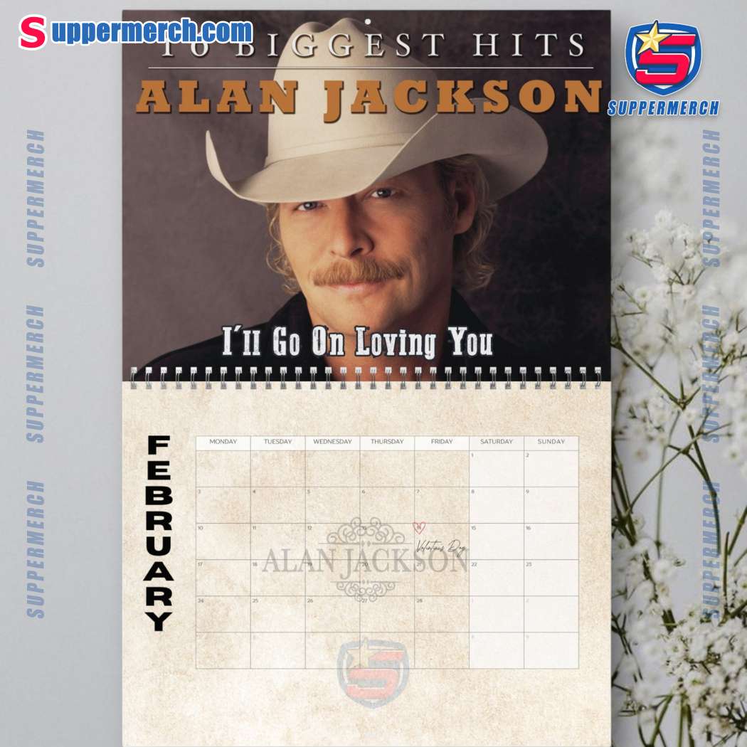 Alan Jackson Wall Hanging Calendar 2025-c vHOg37V