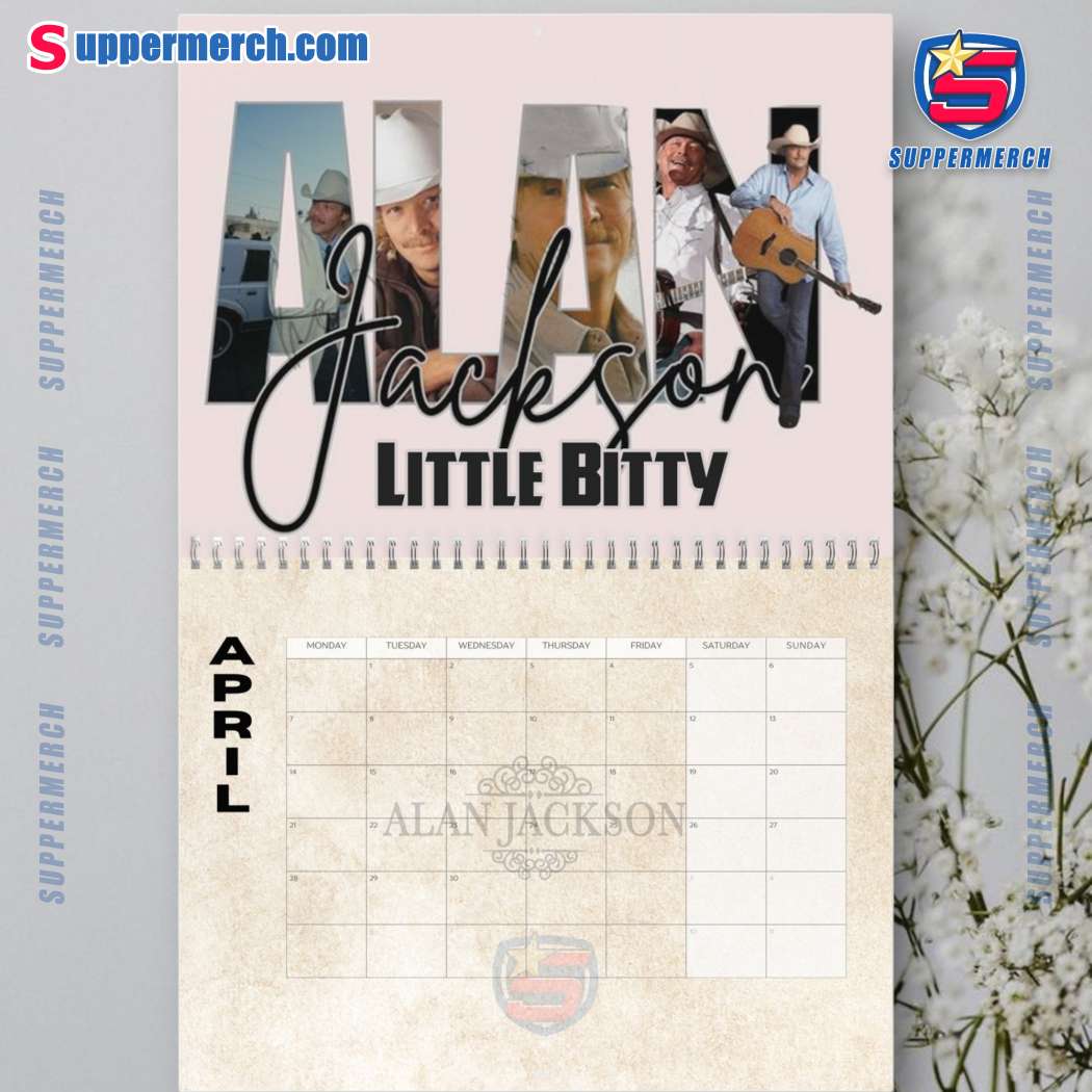 Alan Jackson Wall Hanging Calendar 2025-y 2ucUXaD