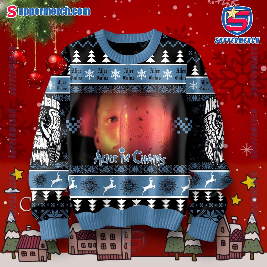 Alice In Chains I've Eaten The Sun So My Tongue Has Been Burned Of The Taste Ugly Christmas Sweater-b BX9TPVU