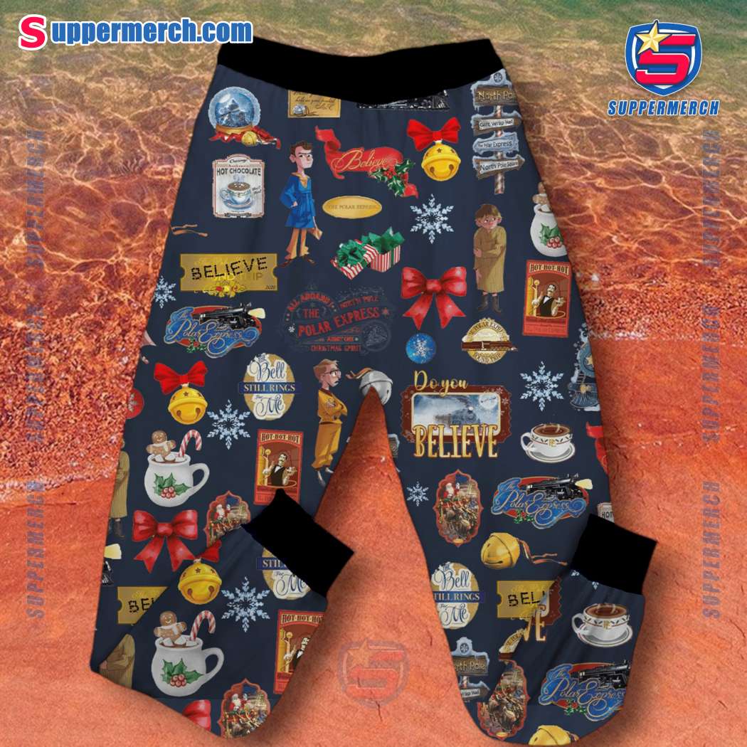 All Aboard Admit One Polar Express Pajamas Set-b NtgzL4e