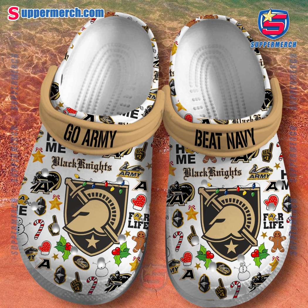 Army Black Knights Go Army Beat Navy Christmas Crocs Clogs Shoes byYsKJf
