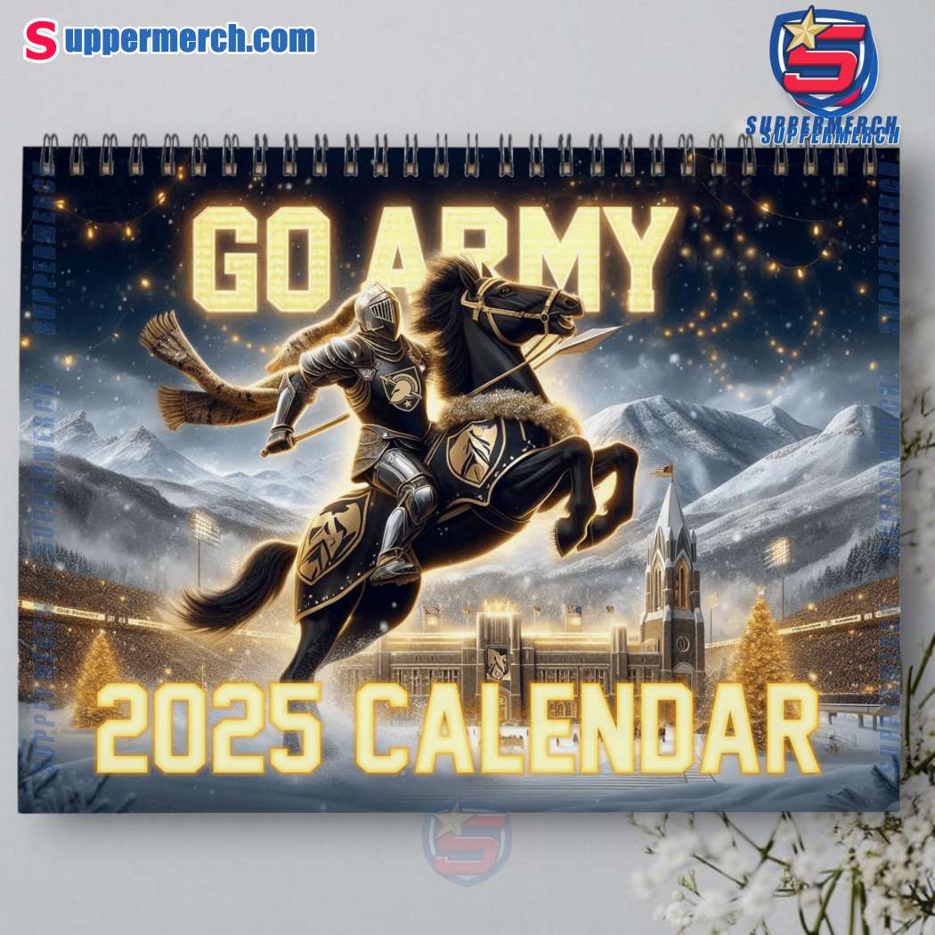 Army Black Knights Wall Hanging Calendar 2025-a HZePrqM