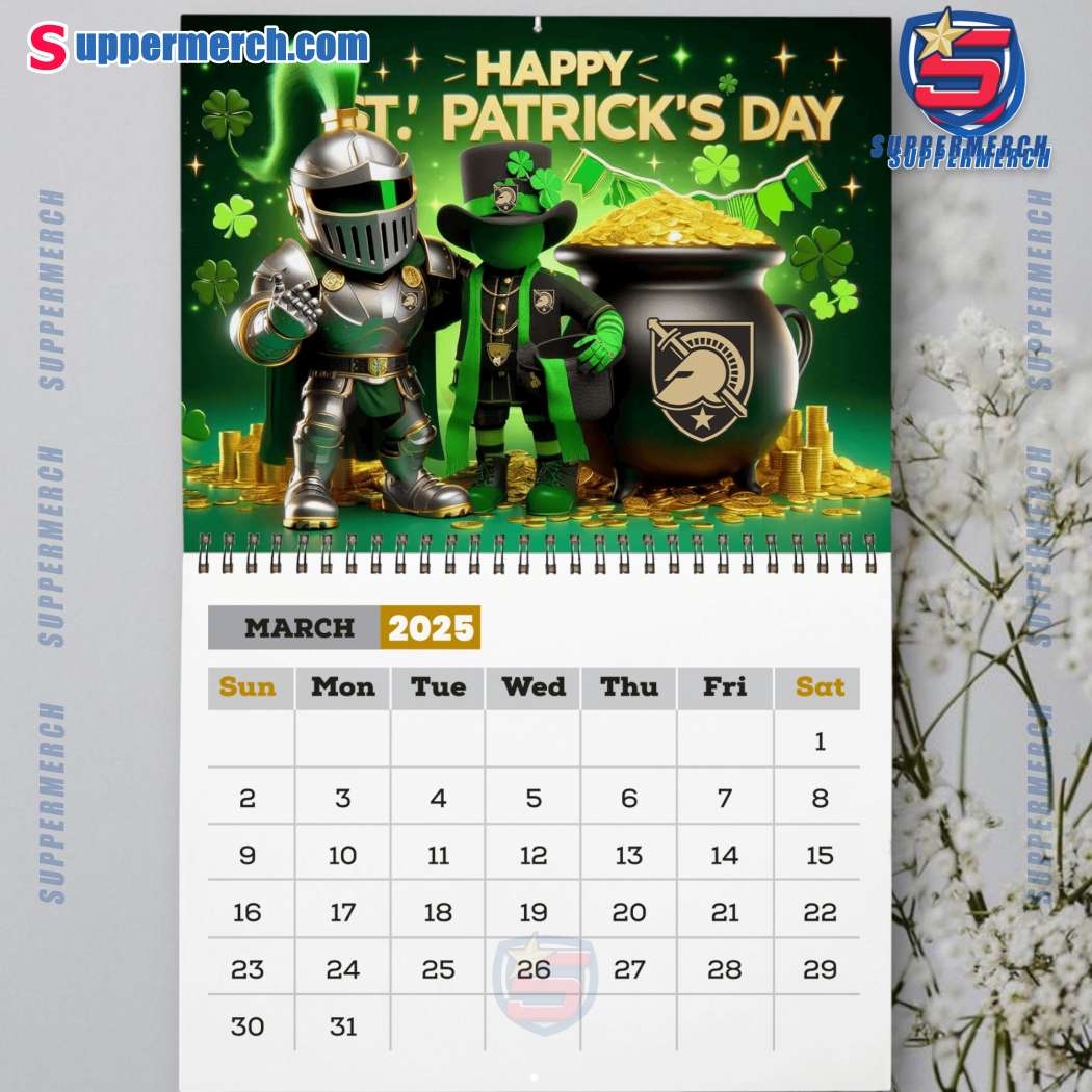 Army Black Knights Wall Hanging Calendar 2025-x FOVu5yw