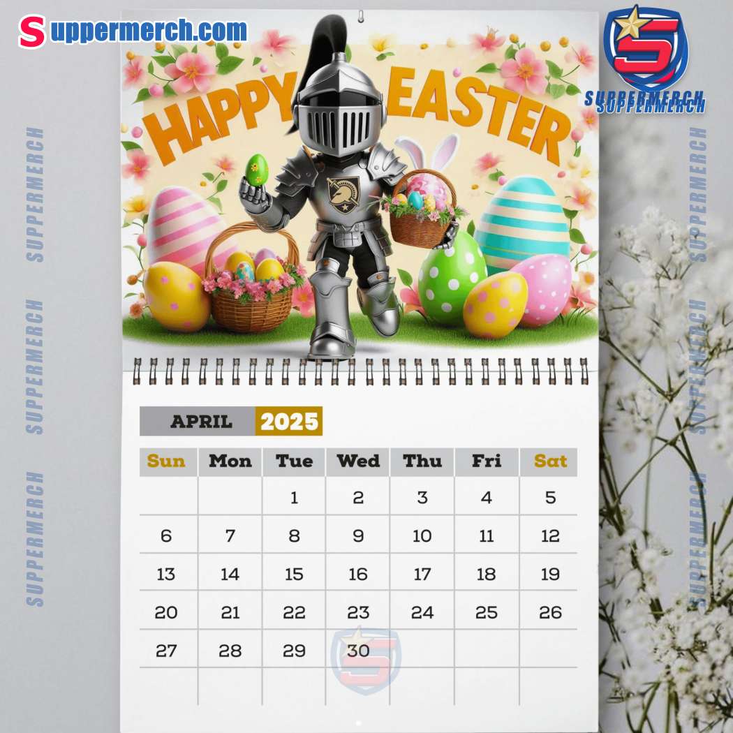 Army Black Knights Wall Hanging Calendar 2025-y uEfyH7M