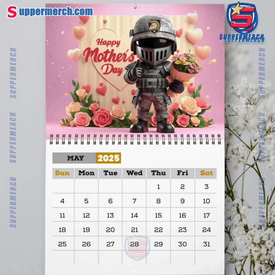 Army Black Knights Wall Hanging Calendar 2025-z FDxOsIP