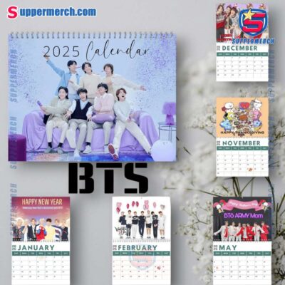 BTS Wall Hanging Calendar 2025 z5yhZAY