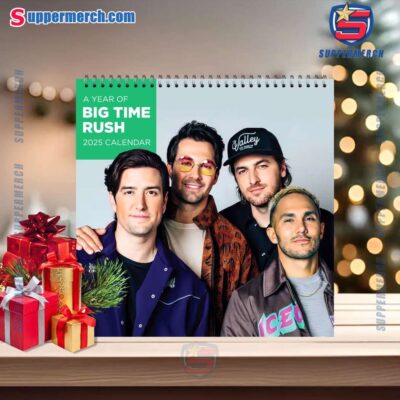 Big Time Rush Band Wall Hanging Calendar 2025-a 04LU2cu