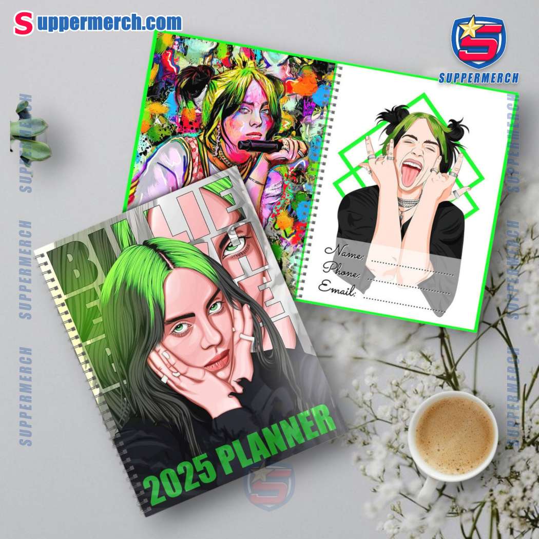 Billie Eilish 2025 Daily Planner FzTKhId