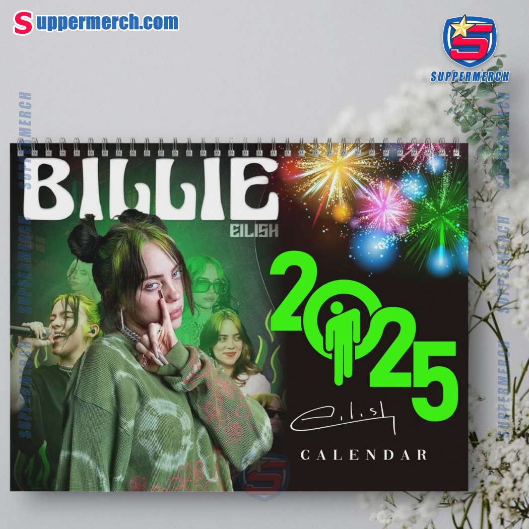 Billie Eilish Wall Hanging Calendar 2025-a SZwKHgX