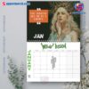 Billie Eilish Wall Hanging Calendar 2025-c tI9NuWZ