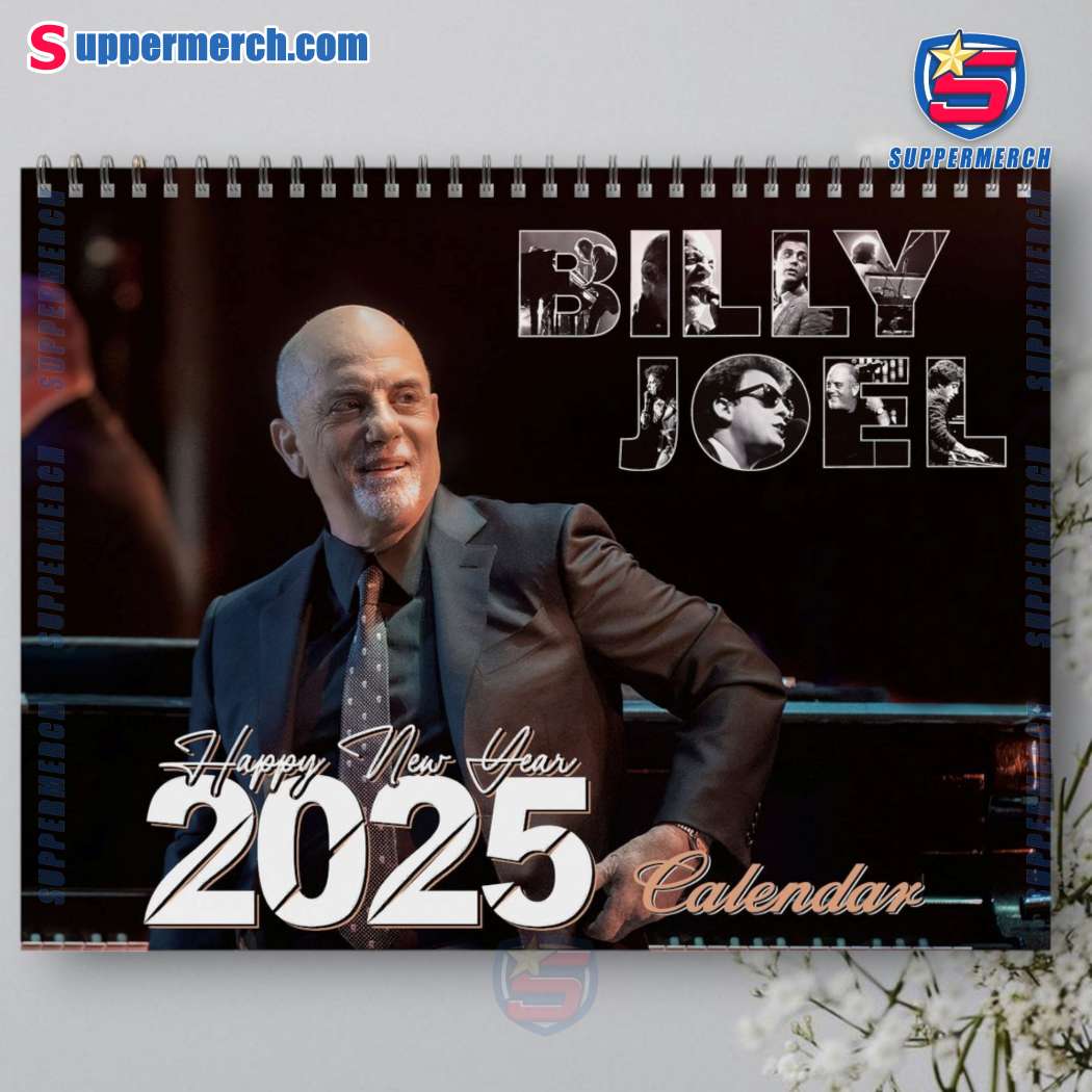 Billy Joel Wall Hanging Calendar 2025-a IszVnQE