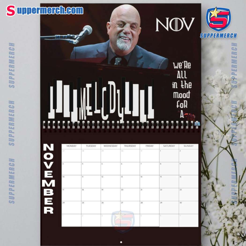Billy Joel Wall Hanging Calendar 2025-c 4pWRMAt