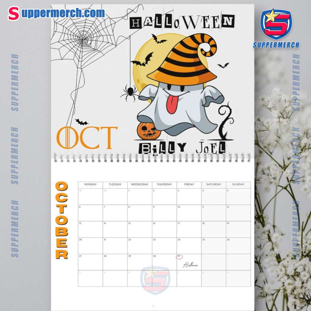 Billy Joel Wall Hanging Calendar 2025-x uxR3ALE