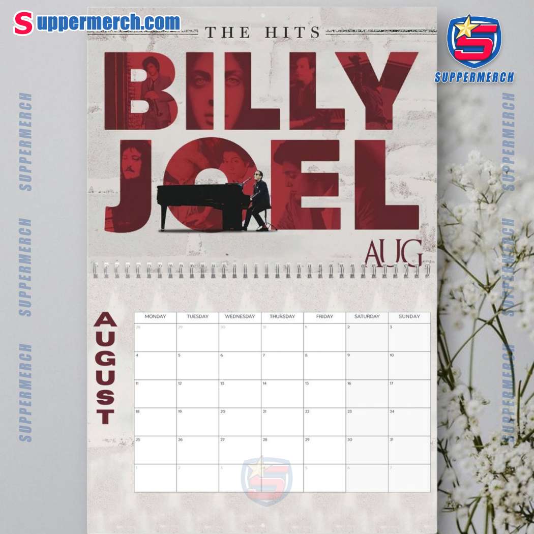 Billy Joel Wall Hanging Calendar 2025-z Kp5VUg7
