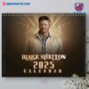 Blake Shelton Music Wall Hanging Calendar 2025-a cLeaj0i