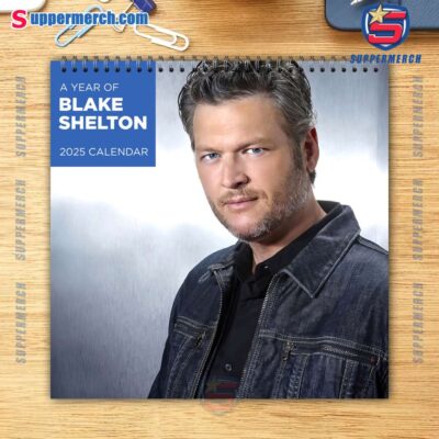 Blake Shelton Singer Wall Hanging Calendar 2025 WJtbxy5