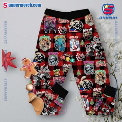 Blink-182 Crappy Punk Rock Christmas Pajamas Set-a gix1wy7