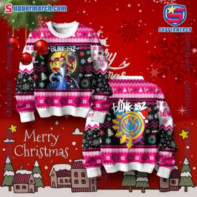 Blink-182 Happy Holiday Ugly Christmas Sweater 8angyL9