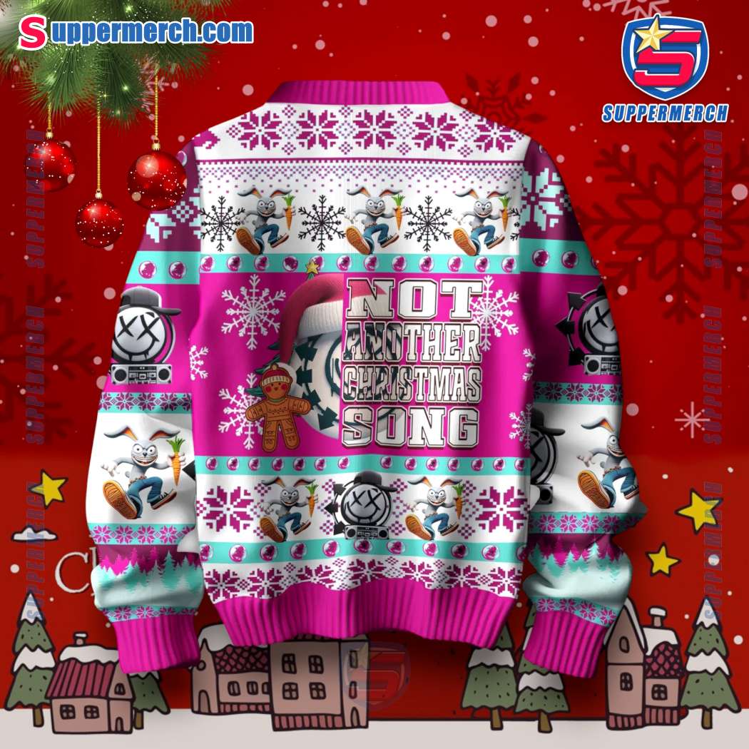 Blink-182 I Won't Be Home For Christmas Not Another Christmas Song Ugly Sweater-b jMHRZ5v