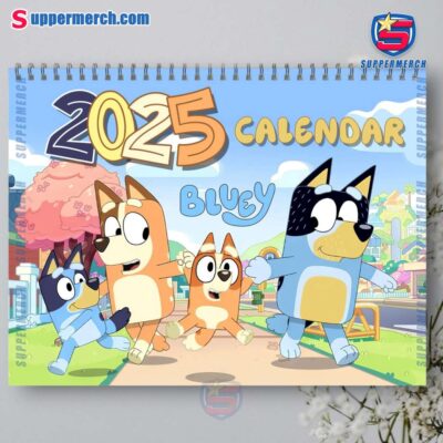 Bluey Wall Hanging Calendar 2025-a 6MrEitJ