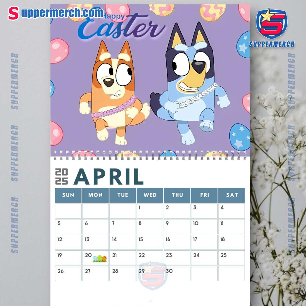 Bluey Wall Hanging Calendar 2025-y xA29Cks