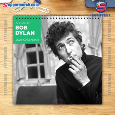 Bob Dylan Singer Wall Hanging Calendar 2025 OT3XcD6
