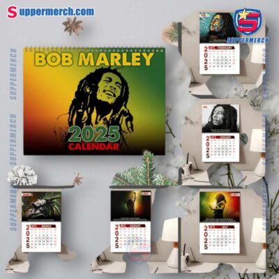 Bob Marley Music Wall Hanging Calendar 2025 8c7AbPU