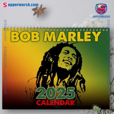 Bob Marley Music Wall Hanging Calendar 2025-a V6J0j74