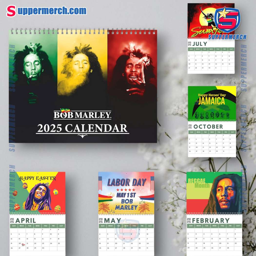 Bob Marley Wall Hanging Calendar 2025 2DxGOpN