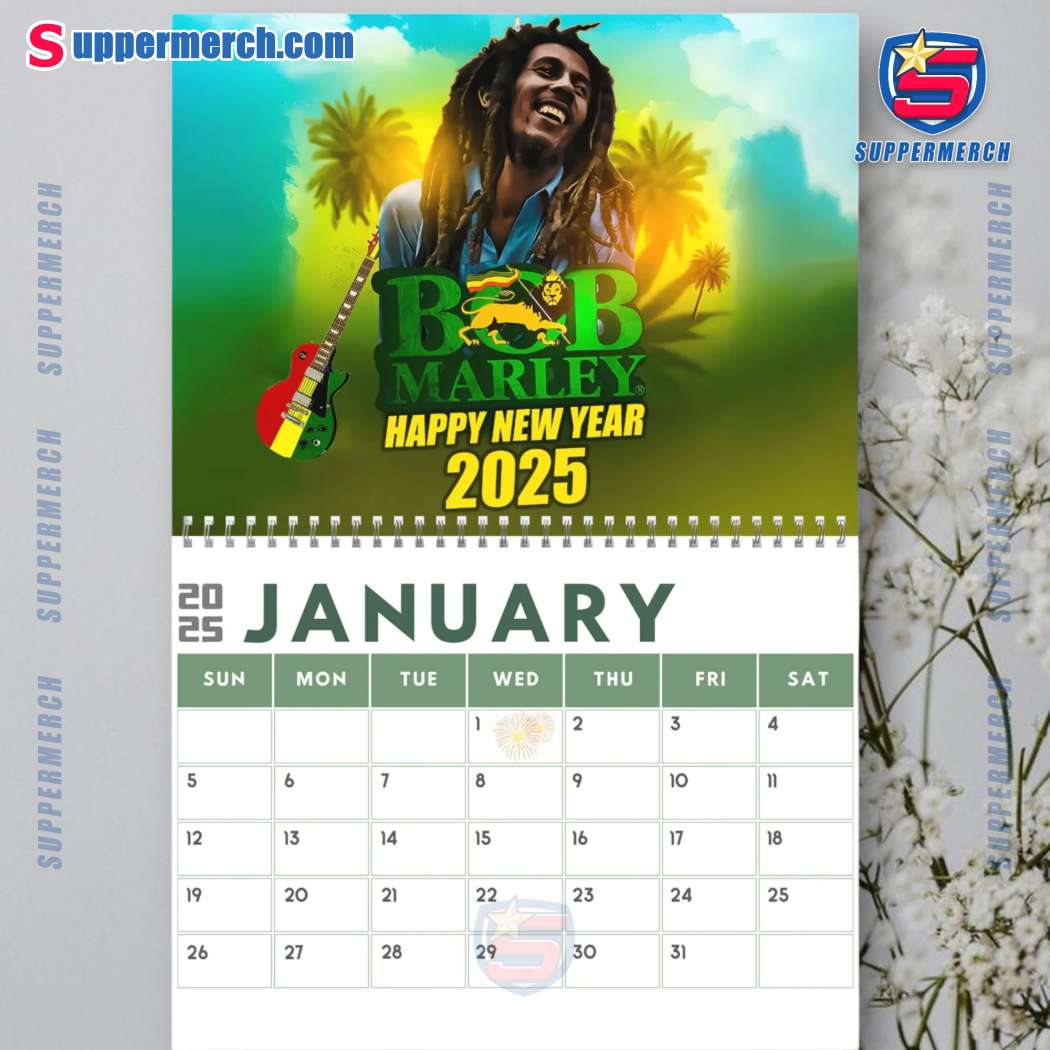 Bob Marley Wall Hanging Calendar 2025-a PMwDkAN